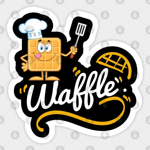 Waffle Sticker by A tone for life